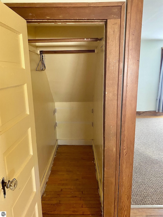 view of closet