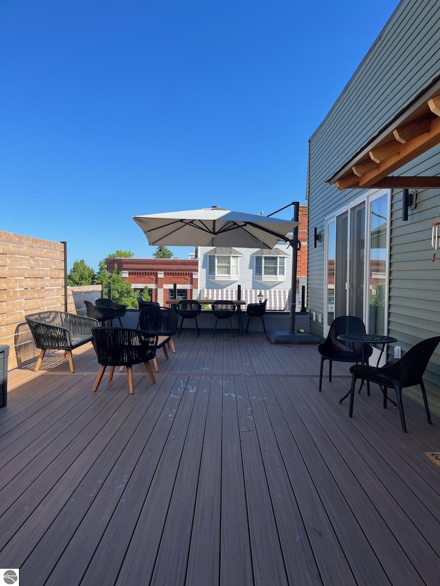 127 River St, Elk Rapids, MI 49629 - view of deck