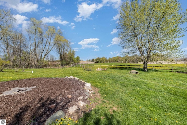 10946 N Rich Rd, Alma, MI 48801 - view of yard with a rural view