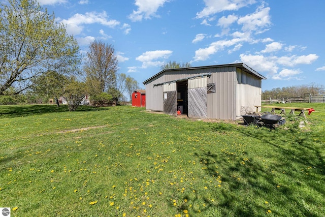 10946 N Rich Rd, Alma, MI 48801 - view of pole building
