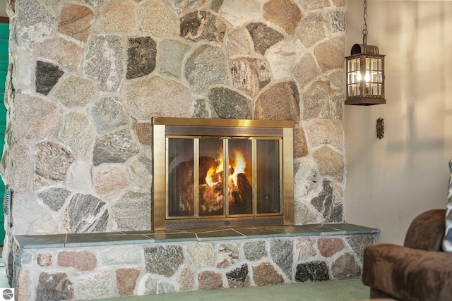 11531 S Tower Rd, Maple City, MI 49664 - detailed view of a fireplace