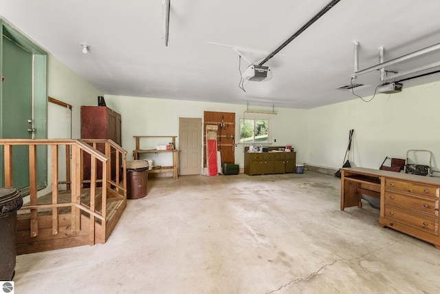 11531 S Tower Rd, Maple City, MI 49664 - garage with a garage door opener