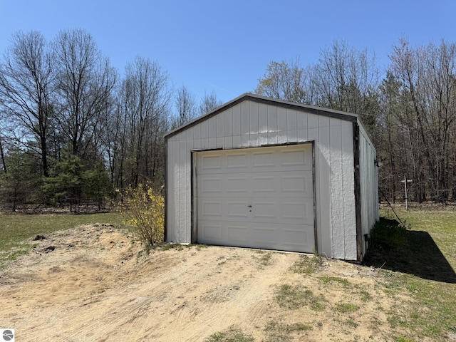 3072 Gonder Rd, Interlochen, MI 49643 - detached garage with driveway