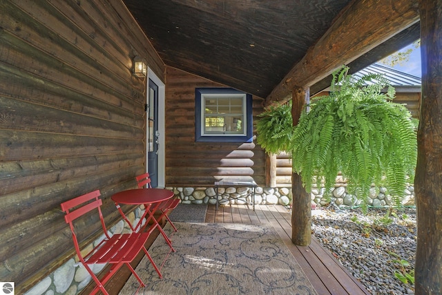 421 S Shabwasung St, Northport, MI 49670 - view of porch