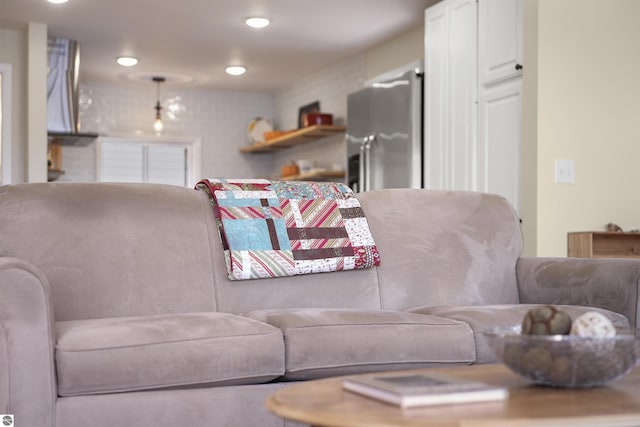1750 S Schneider St, Lake City, MI 49651 - living area with recessed lighting
