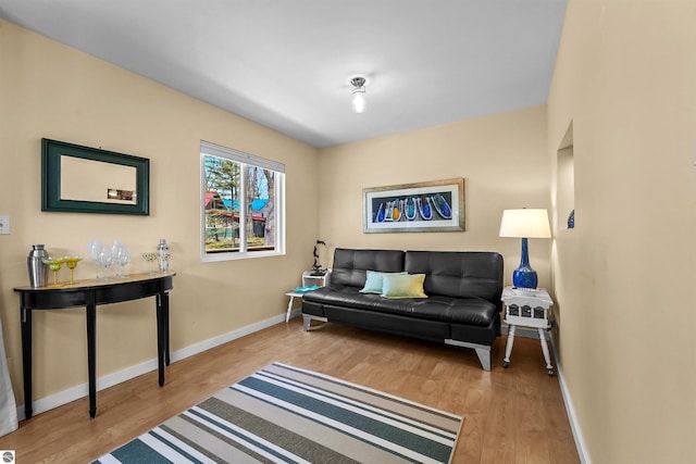 1750 S Schneider St, Lake City, MI 49651 - living room with wood finished floors and baseboards