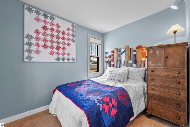 1750 S Schneider St, Lake City, MI 49651 - bedroom featuring wood finished floors and baseboards