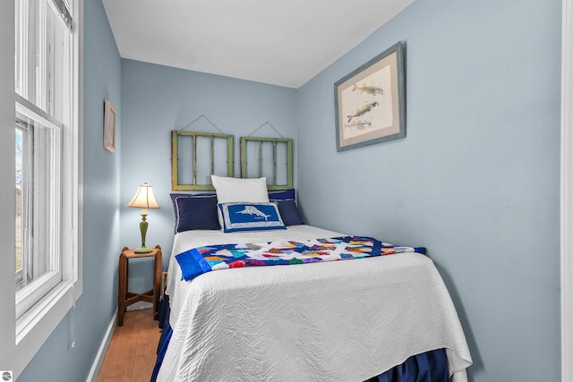 1750 S Schneider St, Lake City, MI 49651 - bedroom featuring wood finished floors and baseboards