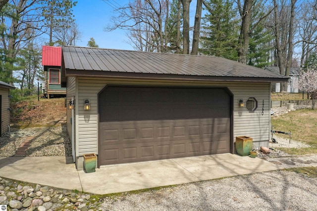 1750 S Schneider St, Lake City, MI 49651 - view of detached garage