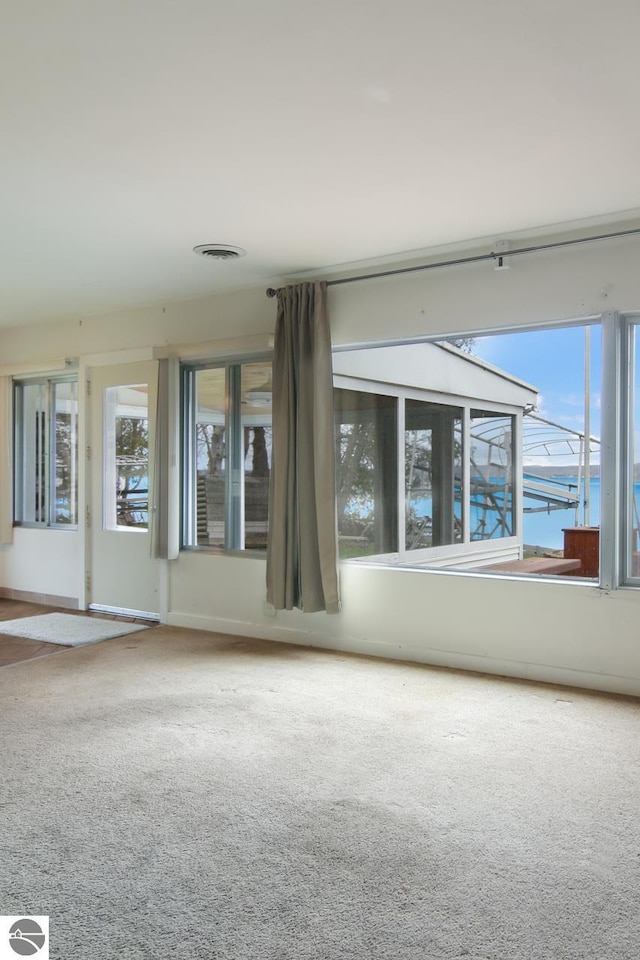 12225 SW Torch Lake Dr SW, Rapid City, MI 49676 - spare room featuring carpet and healthy amount of natural light