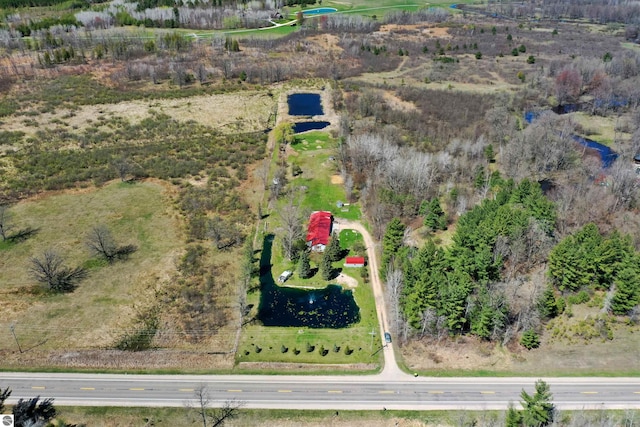 8481 E Houghton Lake Rd, Merritt, MI 49667 - aerial view of property's location