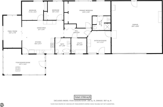 8481 E Houghton Lake Rd, Merritt, MI 49667 - home floor plan