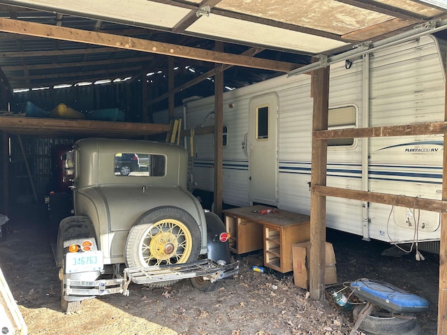 view of home's exterior featuring a carport