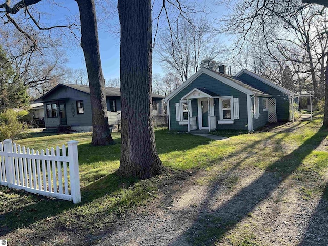 view of bungalow-style home