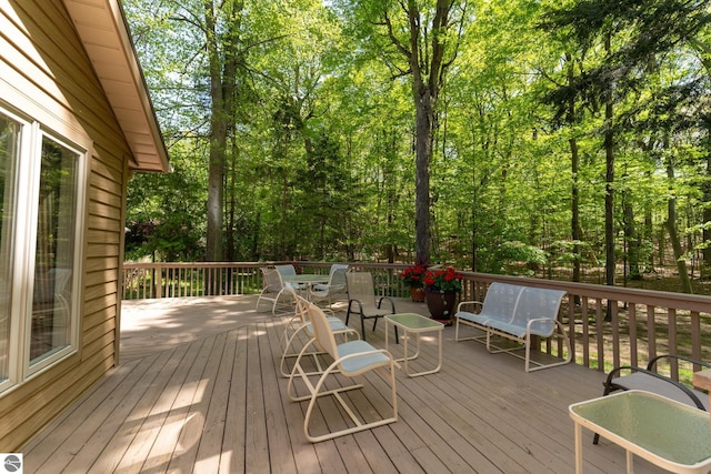 view of deck
