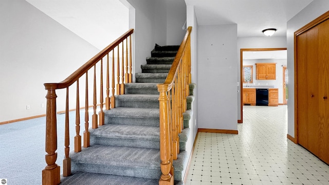 20202 50th Ave, Marion, MI 49665 - stairway featuring baseboards