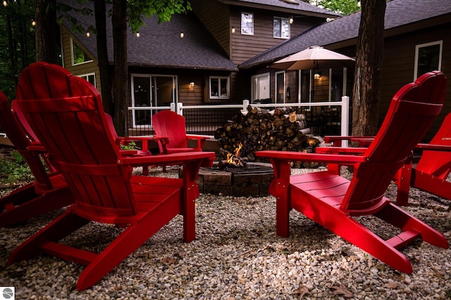 5540 Golf Meadows Dr, Bellaire, MI 49615 - deck with a sunroom
