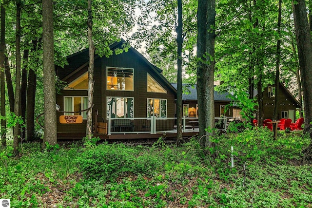 5540 Golf Meadows Dr, Bellaire, MI 49615 - view of back of house