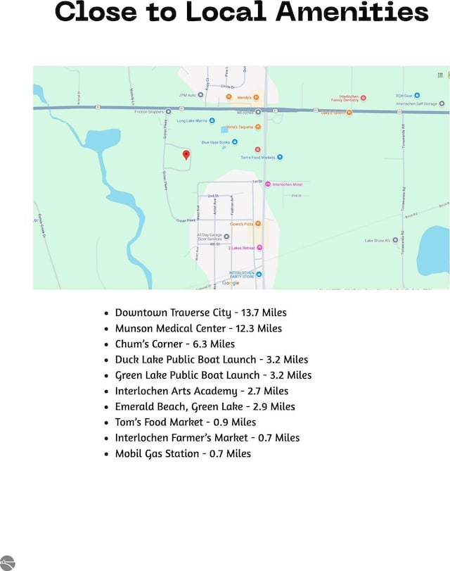 9803 Deer Track Ct, Interlochen, MI 49643 - map / location