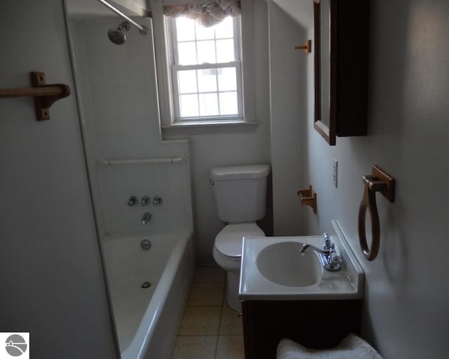 442 E Harris St, Cadillac, MI 49601 - full bathroom with toilet,  shower combination, and vanity