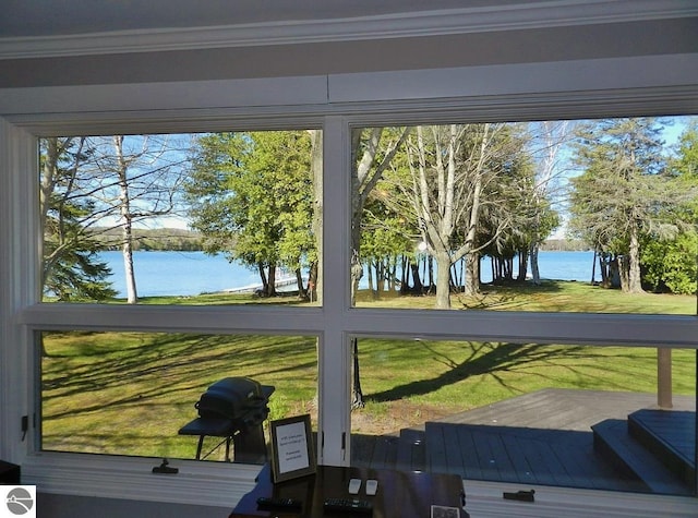 915 N Sunset Shores Dr, Lake Leelanau, MI 49653 - detailed view of a water view