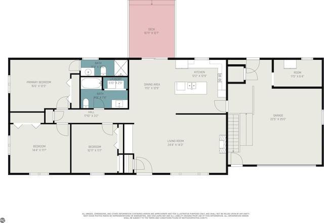 6450 W Lincoln Rd, Elwell, MI 48832 - room layout