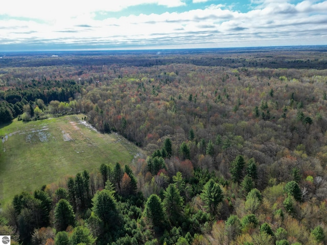 8670 E Pickard Rd, Mount Pleasant, MI 48858 - bird's eye view of a heavily wooded area