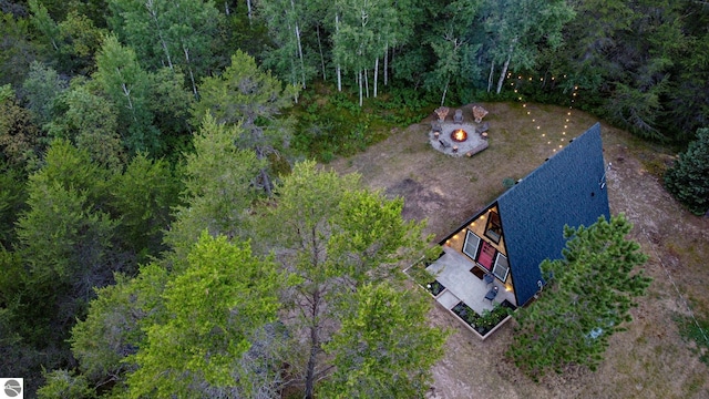 1428 Morel Ln, Grayling, MI 49738 - aerial view of property and surrounding area