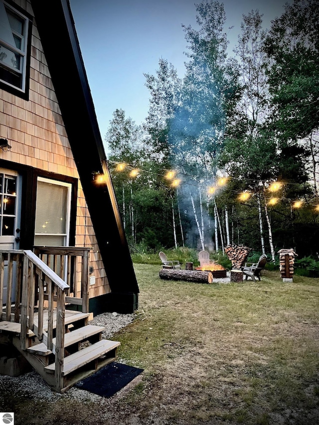 1428 Morel Ln, Grayling, MI 49738 - view of grassy yard