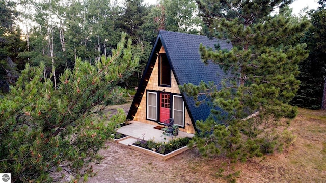 1428 Morel Ln, Grayling, MI 49738 - view of a-frame home
