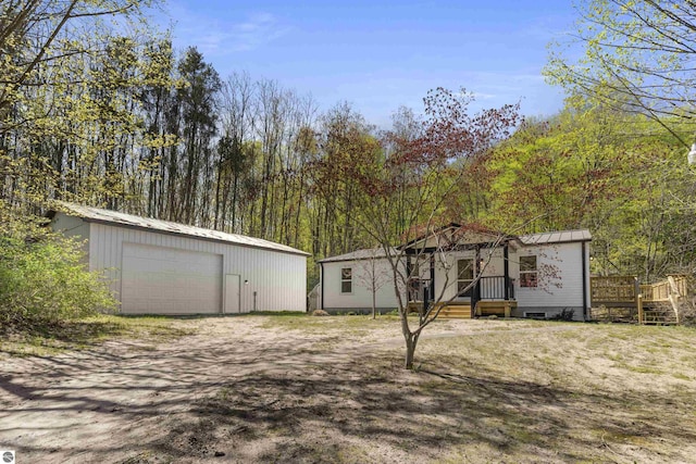 view of outbuilding with an outdoor structure