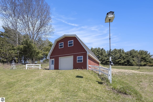 3121 Grace Rd, Frankfort, MI 49635 - garage with a garage and driveway