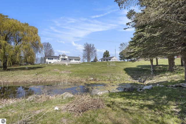 3121 Grace Rd, Frankfort, MI 49635 - view of yard featuring a water view