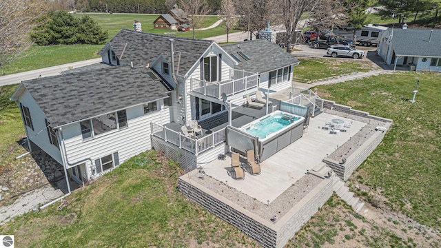 3121 Grace Rd, Frankfort, MI 49635 - view of subject property with a pool