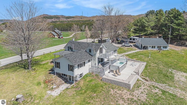 3121 Grace Rd, Frankfort, MI 49635 - view from above of property
