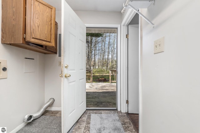 7401 Red Maple Dr, Cadillac, MI 49601 - doorway with baseboards