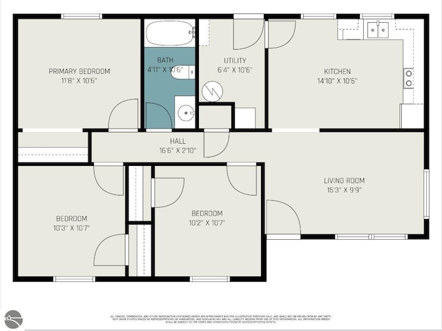 7401 Red Maple Dr, Cadillac, MI 49601 - home floor plan