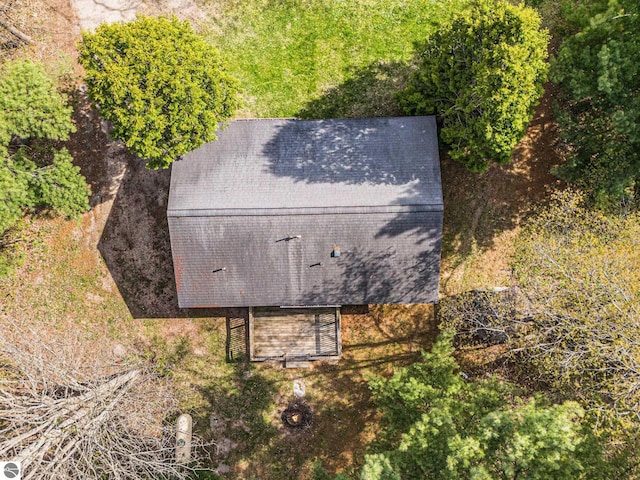 7401 Red Maple Dr, Cadillac, MI 49601 - aerial view of property and surrounding area