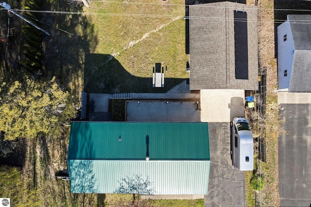 9869 E Cherry Bend Rd, Traverse City, MI 49684 - view from above of property