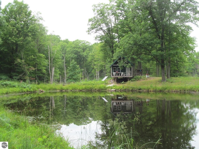 00 S 47 3/4 Rd, Cadillac, MI 49601 - water view with a forest