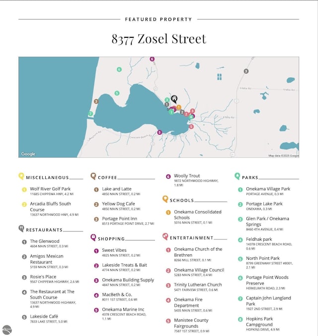 8377 Zosel St, Onekama, MI 49675 - view of miscellaneous document