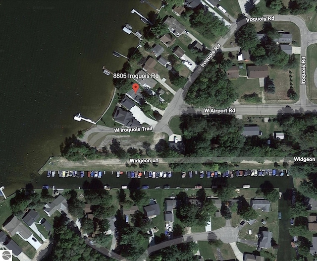 8805 Iroquois Trl, Saint Helen, MI 48656 - aerial overview of property's location