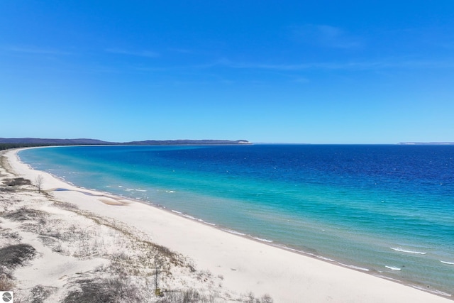 3046 E Greenwood Rd, Lake Leelanau, MI 49653 - water view featuring local beach