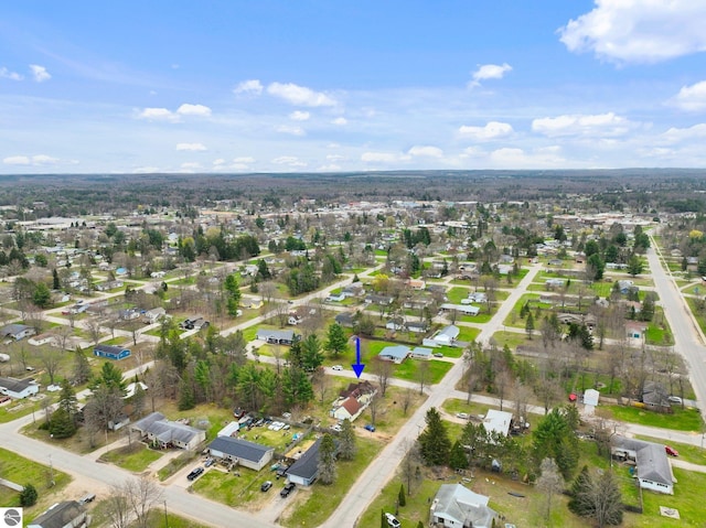512 NW Kalkaska St, Kalkaska, MI 49646 - aerial view of property and surrounding area featuring nearby suburban area