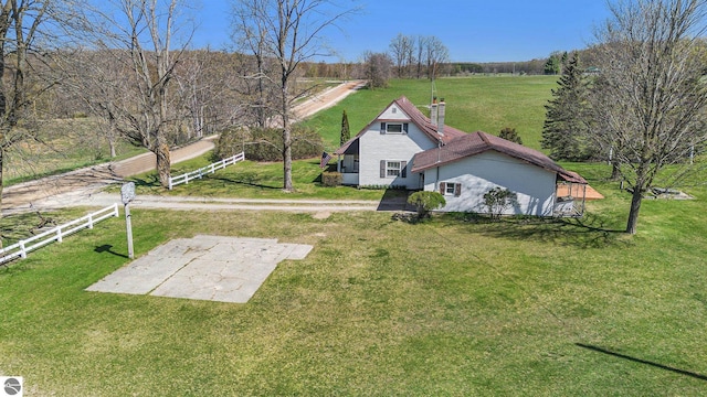 aerial view of property and surrounding area