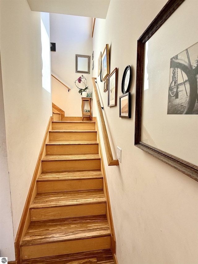 view of stairs