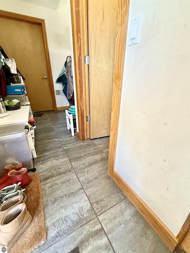 hall with baseboards