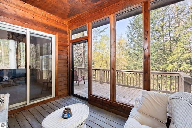 4854 Forest Trl, Bellaire, MI 49615 - view of sunroom / solarium