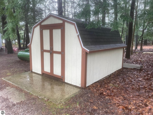 6557 Betsie River Rd, Interlochen, MI 49643 - view of shed