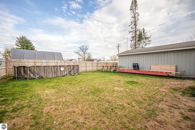505 S Cherry St, Kalkaska, MI 49646 - view of yard